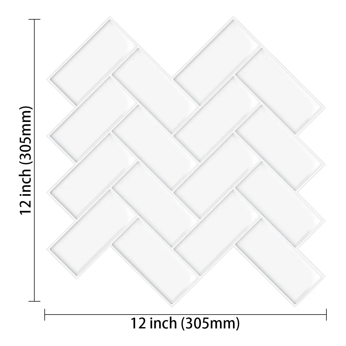 3D Textured Peel & Stick Wall Tiles (Set of 10)