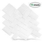 3D Textured Peel & Stick Wall Tiles (Set of 10)