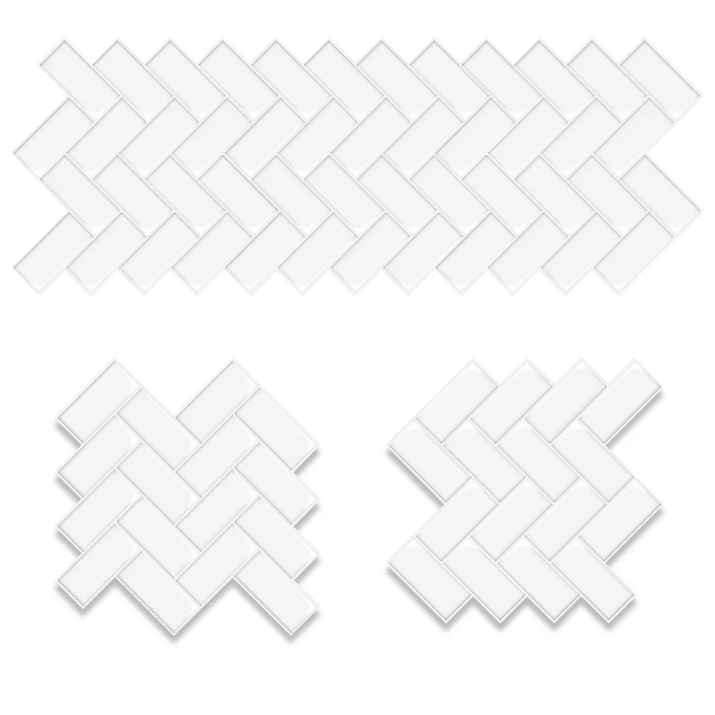 3D Textured Peel & Stick Wall Tiles (Set of 10)
