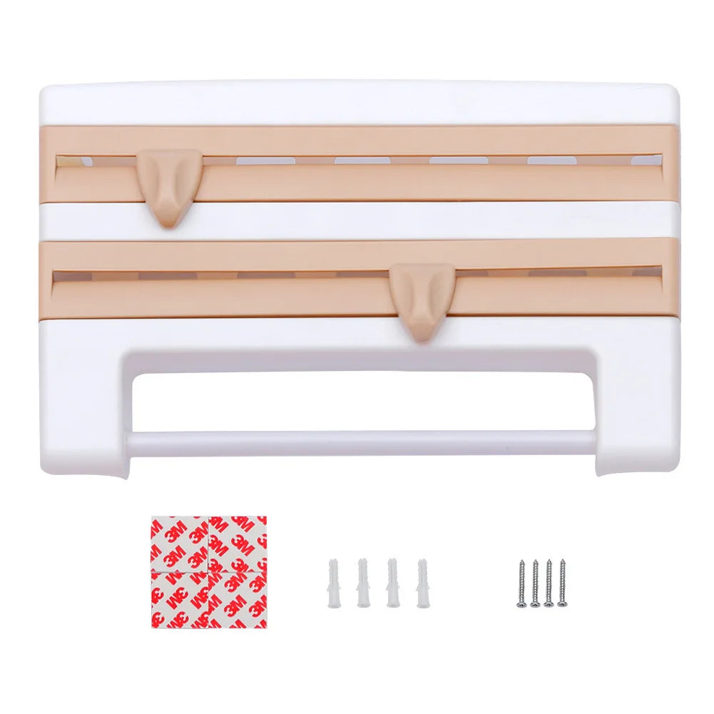 4-In-1 Self-Adhesive Wall-Mount Organizer
