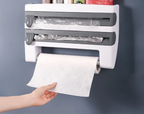4-In-1 Self-Adhesive Wall-Mount Organizer