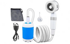 4000mAh Rechargeable Cordless Portable Shower