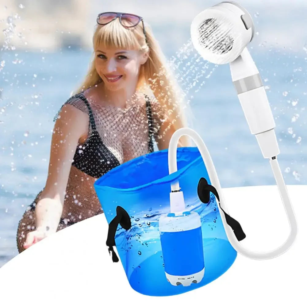 4000mAh Rechargeable Cordless Portable Shower
