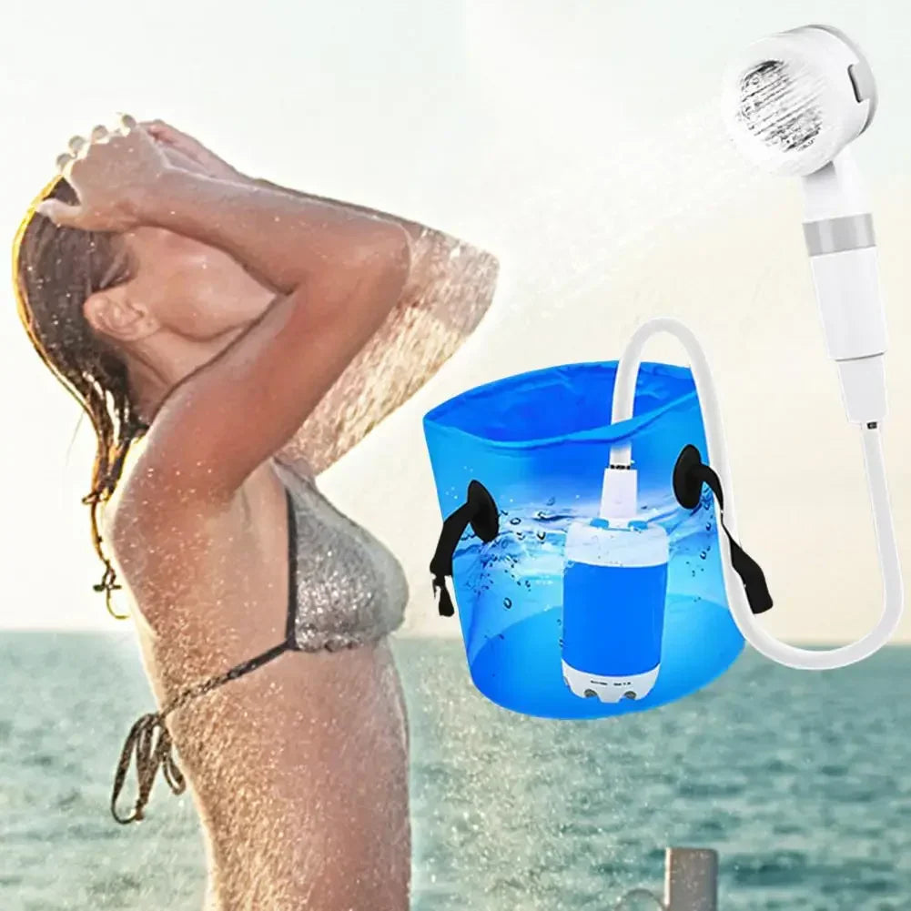 4000mAh Rechargeable Cordless Portable Shower