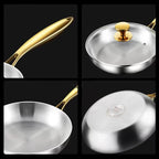 7-Layer 316 Stainless Steel Frying Pan
