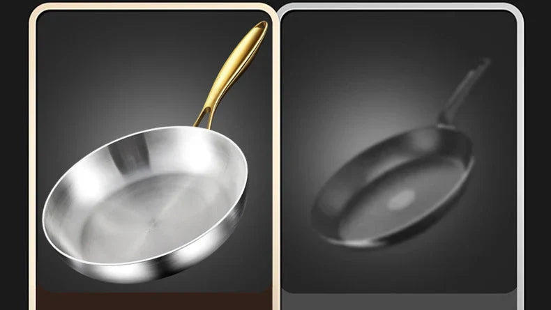 7-Layer 316 Stainless Steel Frying Pan