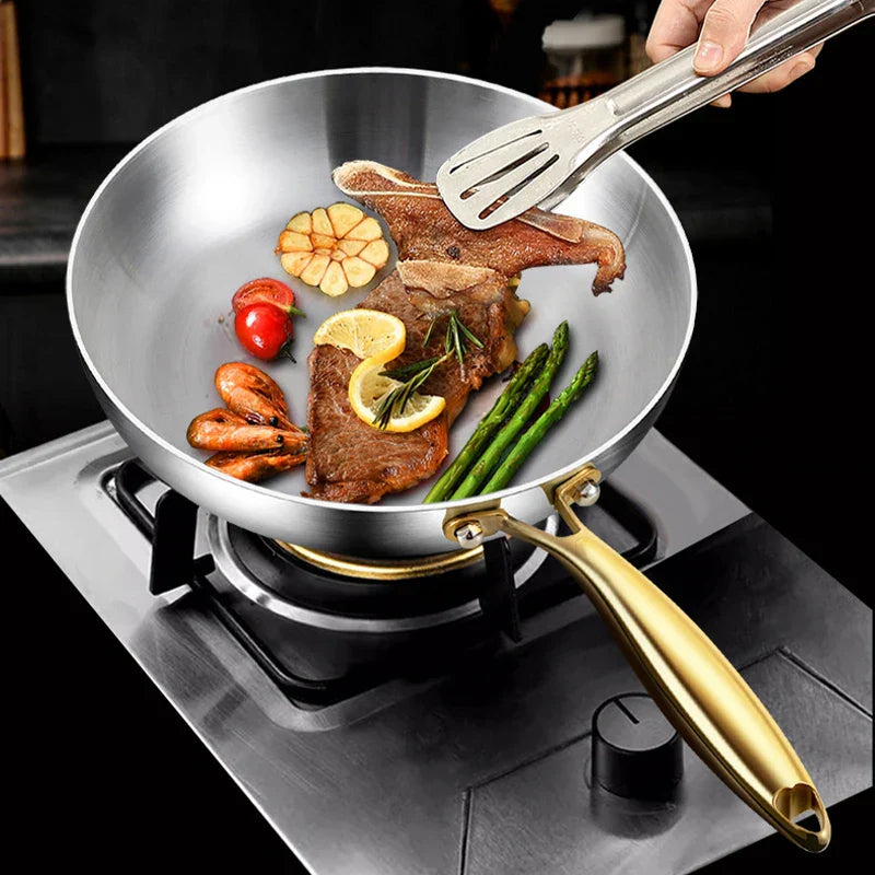 7-Layer 316 Stainless Steel Frying Pan