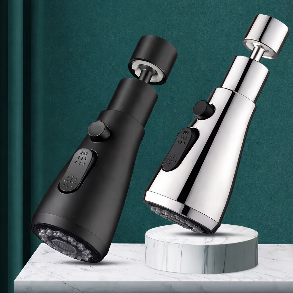 720° Swivel 3-Mode Silicone Faucet Aerator