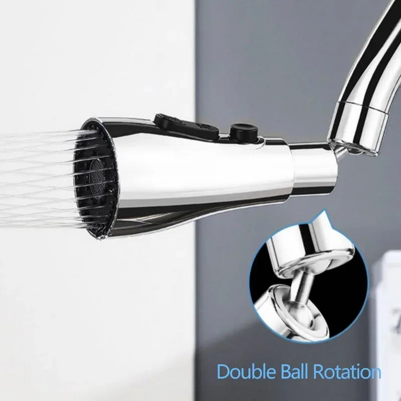 720° Swivel 3-Mode Silicone Faucet Aerator