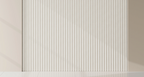 Accordion-Fold Waterproof Shower Curtain (Magnetic Closure)