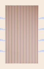 Accordion-Fold Waterproof Shower Curtain (Magnetic Closure)