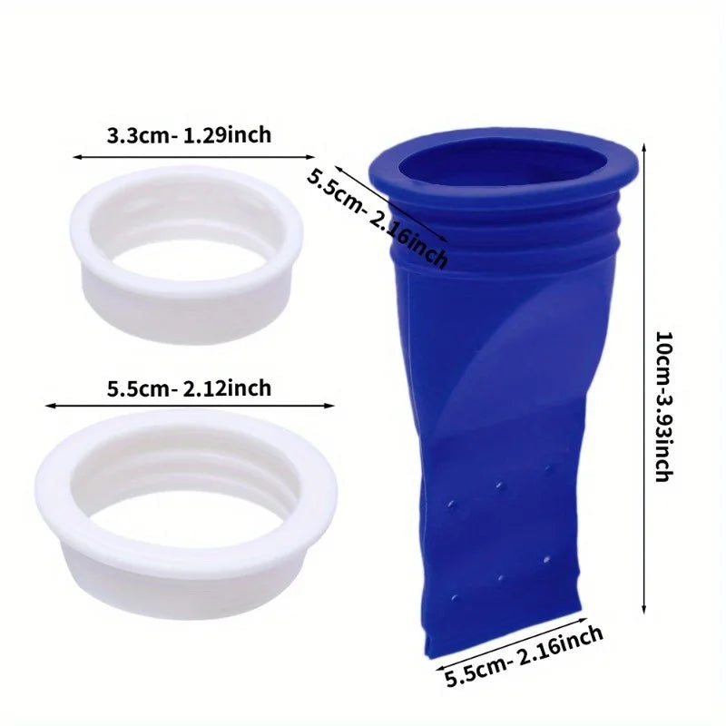 Adjustable Anti-Odor & Insect-Blocking Floor Drain Backflow Preventer (Set of 6)