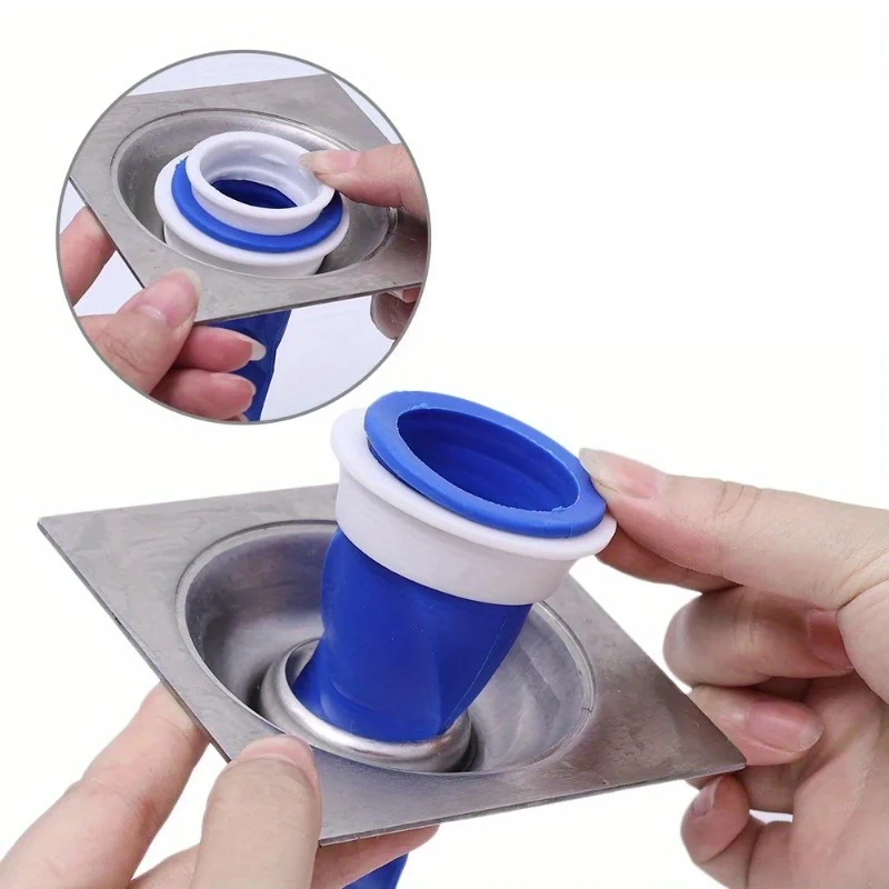 Adjustable Anti-Odor & Insect-Blocking Floor Drain Backflow Preventer (Set of 6)
