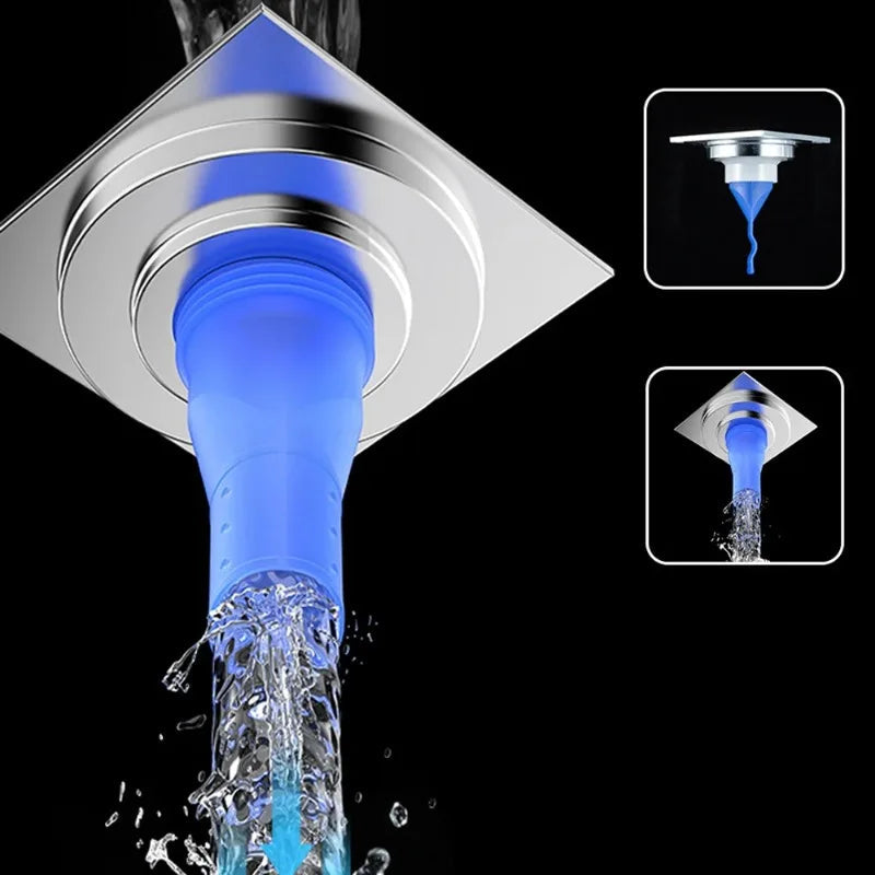 Adjustable Anti-Odor & Insect-Blocking Floor Drain Backflow Preventer (Set of 6)