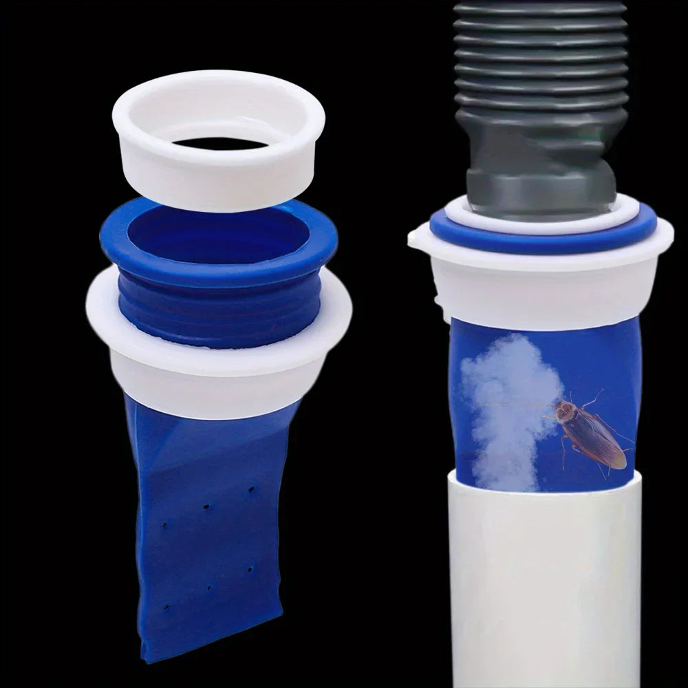 Adjustable Anti-Odor & Insect-Blocking Floor Drain Backflow Preventer (Set of 6)