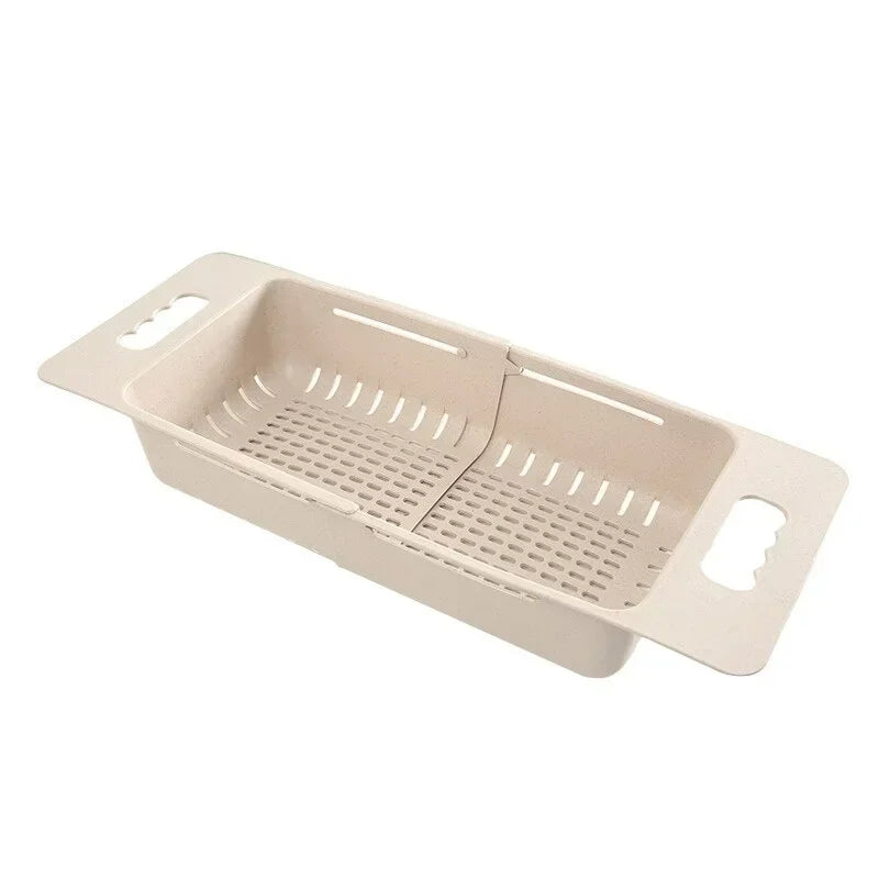 Adjustable Expandable Auto-Draining Sink Basket