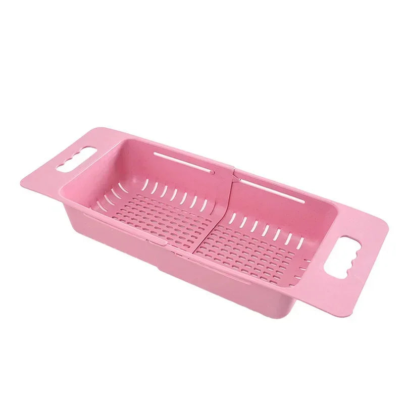 Adjustable Expandable Auto-Draining Sink Basket