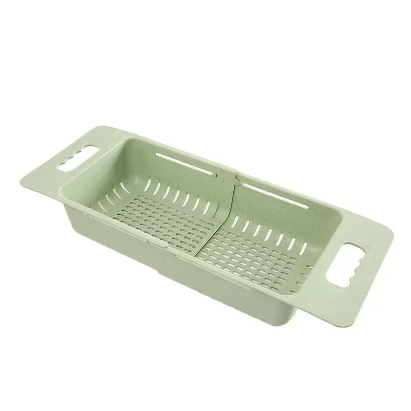 Adjustable Expandable Auto-Draining Sink Basket