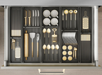 Adjustable & Expandable Rust-Resistant Aluminum Pull-Out Drawer Organizer