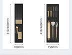 Adjustable & Expandable Rust-Resistant Aluminum Pull-Out Drawer Organizer
