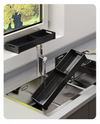 Adjustable & Expandable Rust-Resistant Aluminum Pull-Out Drawer Organizer
