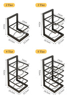 Adjustable Multi-Tier Carbon Steel Pot & Pan Organizer Rack