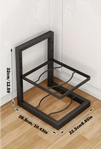 Adjustable Multi-Tier Carbon Steel Pot & Pan Organizer Rack