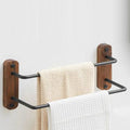 Adjustable Rust-Resistant Wall-Mounted Double Towel Bar