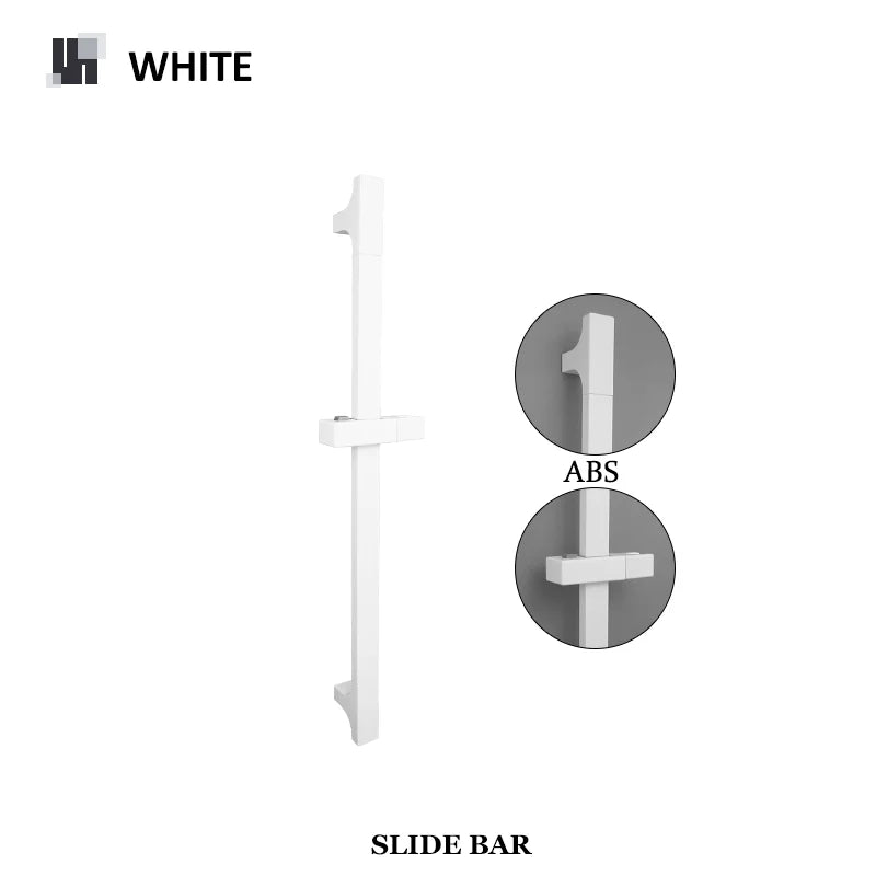 Adjustable Sliding 304 Stainless Steel Shower Slide Bar Set (With Handheld Shower)