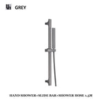 Adjustable Sliding 304 Stainless Steel Shower Slide Bar Set (With Handheld Shower)