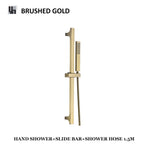 Adjustable Sliding 304 Stainless Steel Shower Slide Bar Set (With Handheld Shower)