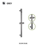 Adjustable Sliding 304 Stainless Steel Shower Slide Bar Set (With Handheld Shower)