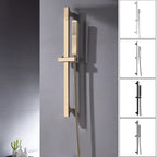 Adjustable Sliding 304 Stainless Steel Shower Slide Bar Set (With Handheld Shower)