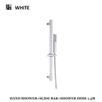 Adjustable Sliding 304 Stainless Steel Shower Slide Bar Set (With Handheld Shower)