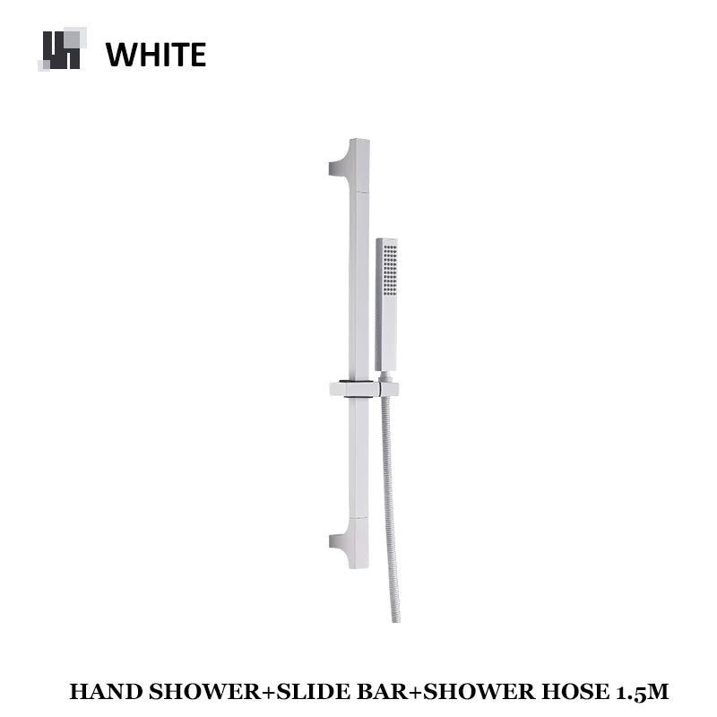 Adjustable Sliding 304 Stainless Steel Shower Slide Bar Set (With Handheld Shower)