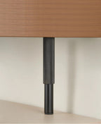 Adjustable Solid Brass Diamond Knurling Cabinet & Table Legs (Set of 2)