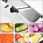 Adjustable Thickness Stainless Steel Mandoline Slicer