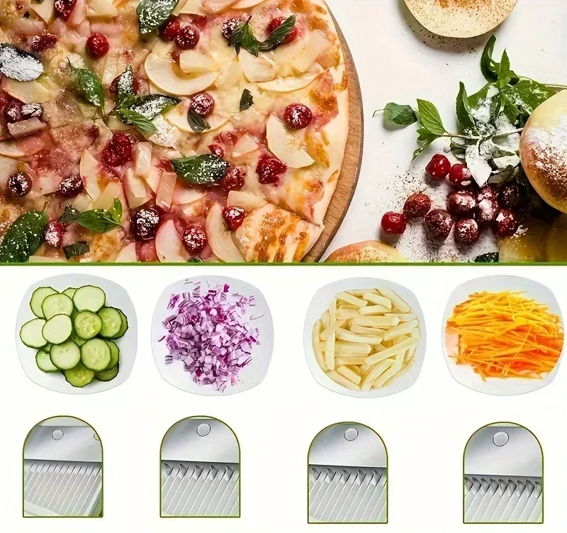 Adjustable Thickness Stainless Steel Vegetable Chopper
