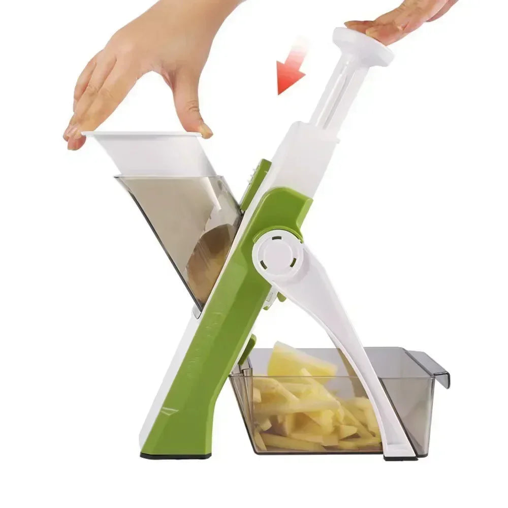 Adjustable Thickness Stainless Steel Vegetable Chopper