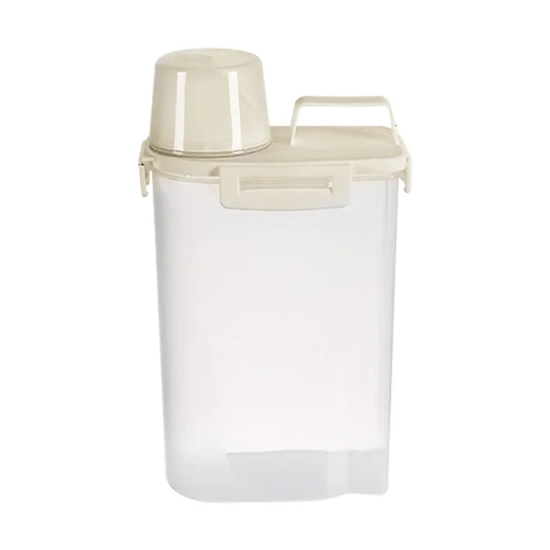Airtight Built-In Dispenser Grain Storage Container (1.75–3L)