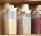 Airtight Built-In Dispenser Grain Storage Container (1.75–3L)