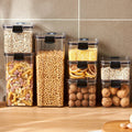 Airtight Clear Acrylic Stackable Storage Jars