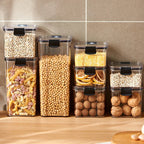 Airtight Clear Acrylic Stackable Storage Jars