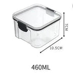 Airtight Clear Acrylic Stackable Storage Jars