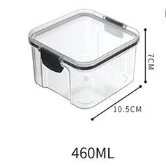 Airtight Clear Acrylic Stackable Storage Jars