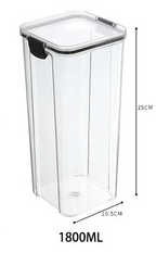 Airtight Clear Acrylic Stackable Storage Jars