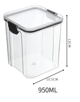Airtight Clear Acrylic Stackable Storage Jars