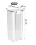 Airtight Clear Acrylic Stackable Storage Jars
