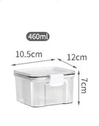 Airtight Clear Acrylic Stackable Storage Jars