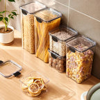 Airtight Clear Acrylic Stackable Storage Jars